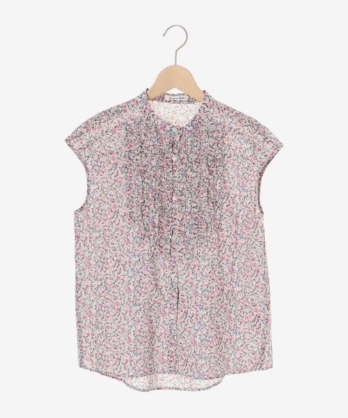 le.coeur blanc / ルクールブラン シャツ・ブラウス | リバティアソートフロントフリルフレンチブラウス | 詳細12