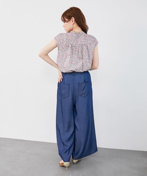 le.coeur blanc / ルクールブラン シャツ・ブラウス | リバティアソートフロントフリルフレンチブラウス | 詳細21