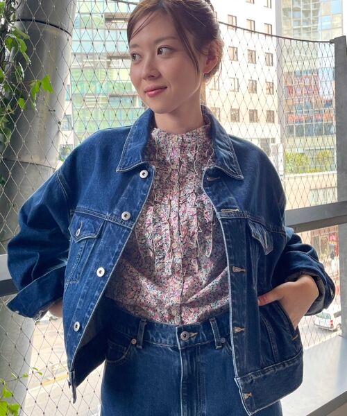 le.coeur blanc / ルクールブラン シャツ・ブラウス | リバティアソートフロントフリルフレンチブラウス | 詳細29