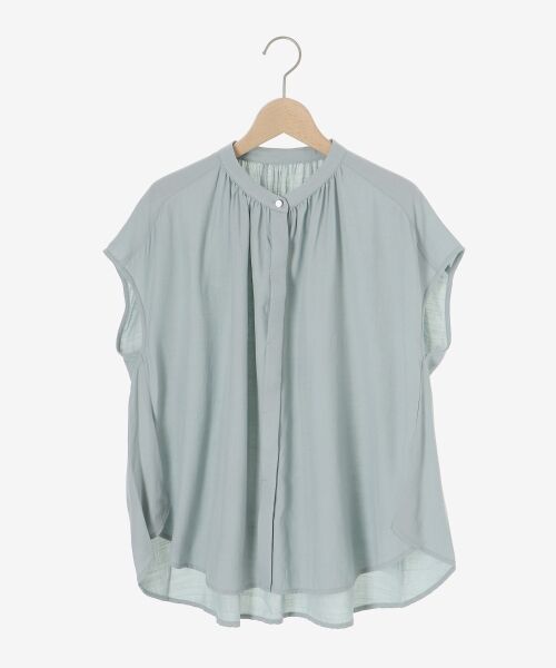 le.coeur blanc / ルクールブラン シャツ・ブラウス | 《手洗い可能》T/R追撚フレンチスリーブブラウス | 詳細24