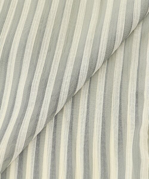 le.coeur blanc / ルクールブラン シャツ・ブラウス | 《手洗い可能》楊柳シアーストライプボウタイブラウス | 詳細30