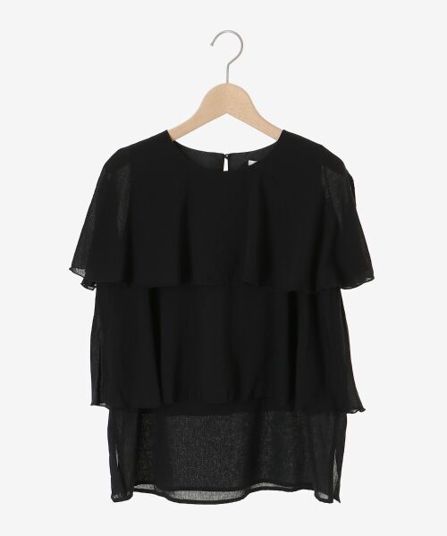 le.coeur blanc / ルクールブラン シャツ・ブラウス | 《手洗い可能》シアーフリルティアードブラウス | 詳細15