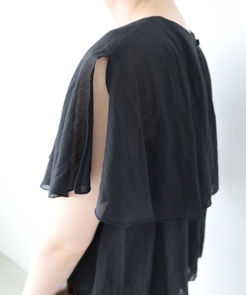 le.coeur blanc / ルクールブラン シャツ・ブラウス | 《手洗い可能》シアーフリルティアードブラウス | 詳細21