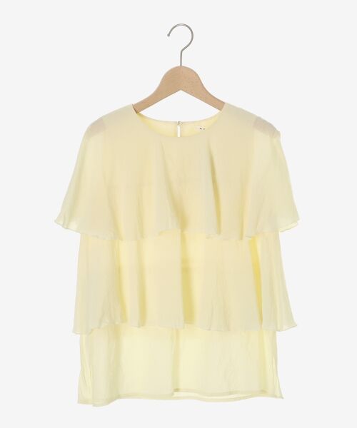 le.coeur blanc / ルクールブラン シャツ・ブラウス | 《手洗い可能》シアーフリルティアードブラウス | 詳細28