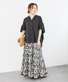 le.coeur blanc / ルクールブラン シャツ・ブラウス | 《お気に入り急上昇！！》ヴィンテージライクフレアスリーブブラウス