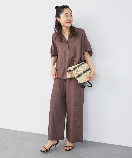 le.coeur blanc / ルクールブラン シャツ・ブラウス | 《お気に入り急上昇！！》ヴィンテージライクフレアスリーブブラウス | 詳細19