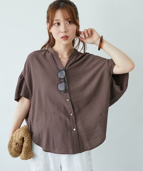 le.coeur blanc / ルクールブラン シャツ・ブラウス | 《お気に入り急上昇！！》ヴィンテージライクフレアスリーブブラウス | 詳細2