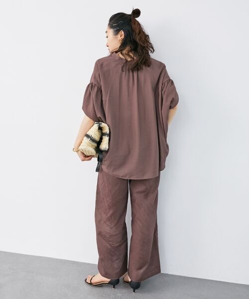 le.coeur blanc / ルクールブラン シャツ・ブラウス | 《お気に入り急上昇！！》ヴィンテージライクフレアスリーブブラウス | 詳細21