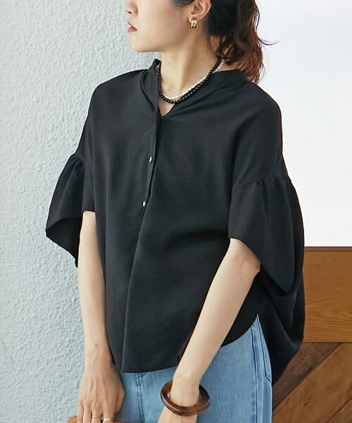 le.coeur blanc / ルクールブラン シャツ・ブラウス | 《お気に入り急上昇！！》ヴィンテージライクフレアスリーブブラウス | 詳細23