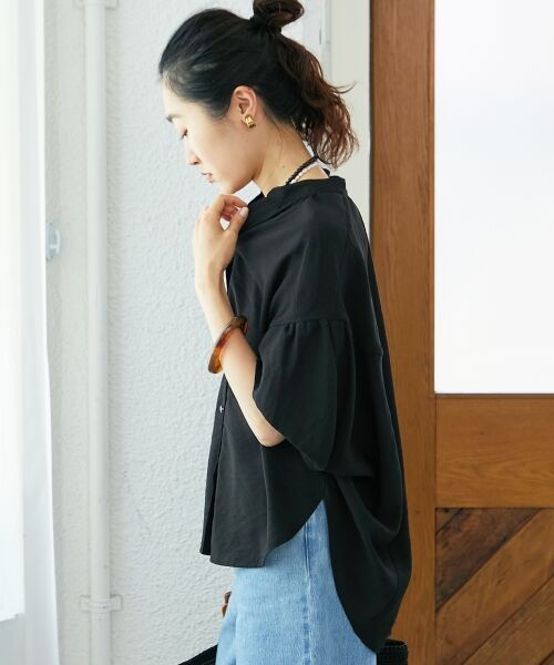 le.coeur blanc / ルクールブラン シャツ・ブラウス | 《お気に入り急上昇！！》ヴィンテージライクフレアスリーブブラウス | 詳細27