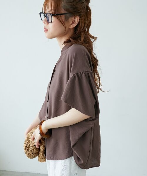 le.coeur blanc / ルクールブラン シャツ・ブラウス | 《お気に入り急上昇！！》ヴィンテージライクフレアスリーブブラウス | 詳細4