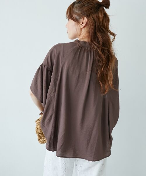 le.coeur blanc / ルクールブラン シャツ・ブラウス | 《お気に入り急上昇！！》ヴィンテージライクフレアスリーブブラウス | 詳細7