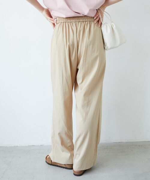 le.coeur blanc / ルクールブラン その他パンツ | 《手洗い可能》RNストレッチセミワイドタックパンツ | 詳細28