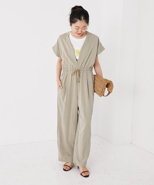 le.coeur blanc / ルクールブラン ロング・マキシ丈ワンピース | ヴィンテージライクジャンプスーツ | 詳細13