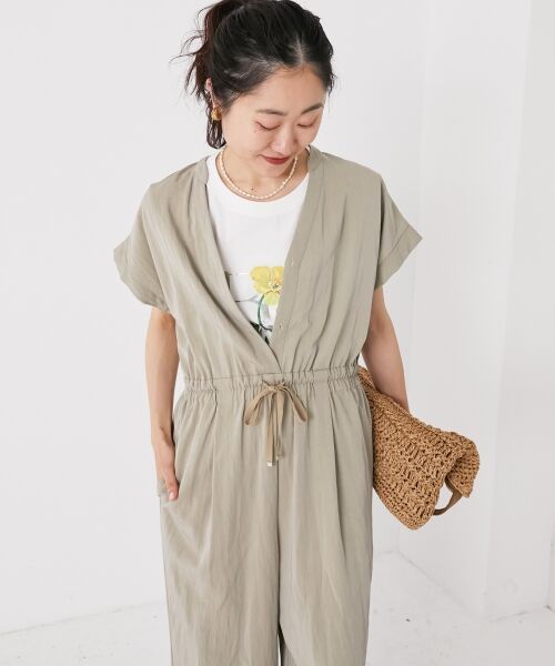 le.coeur blanc / ルクールブラン ロング・マキシ丈ワンピース | ヴィンテージライクジャンプスーツ | 詳細15