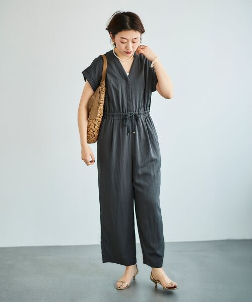 le.coeur blanc / ルクールブラン ロング・マキシ丈ワンピース | ヴィンテージライクジャンプスーツ | 詳細19