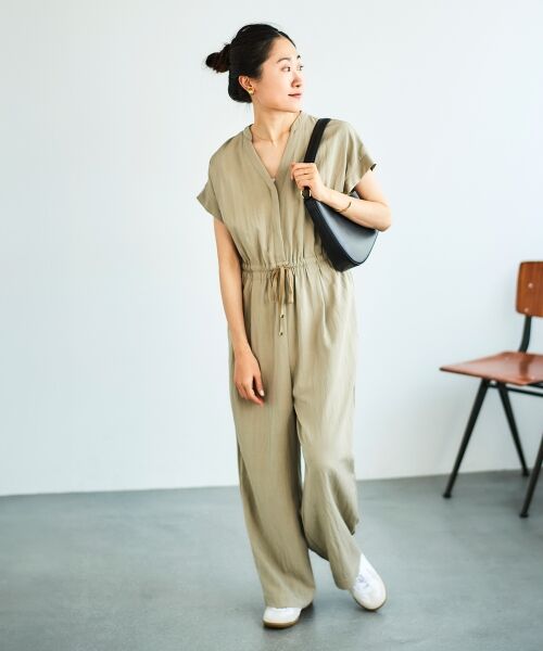 le.coeur blanc / ルクールブラン ロング・マキシ丈ワンピース | ヴィンテージライクジャンプスーツ | 詳細2