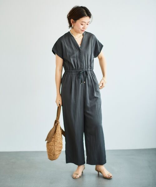 le.coeur blanc / ルクールブラン ロング・マキシ丈ワンピース | ヴィンテージライクジャンプスーツ | 詳細20