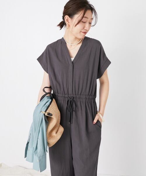 le.coeur blanc / ルクールブラン ロング・マキシ丈ワンピース | ヴィンテージライクジャンプスーツ | 詳細26