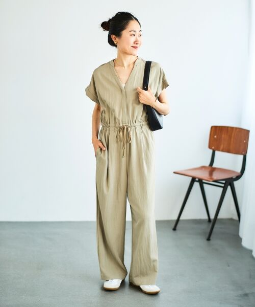 le.coeur blanc / ルクールブラン ロング・マキシ丈ワンピース | ヴィンテージライクジャンプスーツ | 詳細3