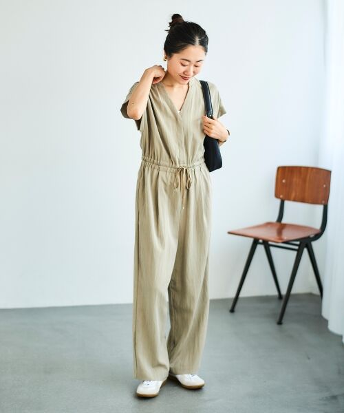 le.coeur blanc / ルクールブラン ロング・マキシ丈ワンピース | ヴィンテージライクジャンプスーツ | 詳細4
