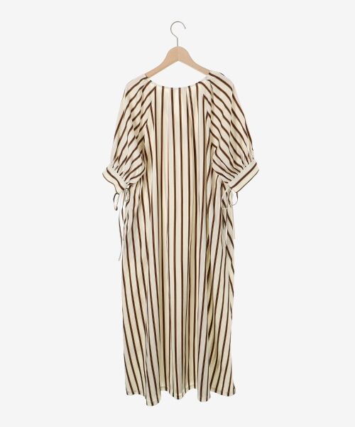 le.coeur blanc / ルクールブラン ロング・マキシ丈ワンピース | ストライプVネックワンピース | 詳細23