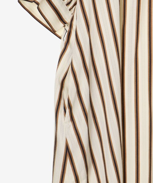 le.coeur blanc / ルクールブラン ロング・マキシ丈ワンピース | ストライプVネックワンピース | 詳細27
