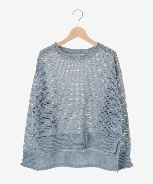 le.coeur blanc / ルクールブラン ニット・セーター | リネンライクメッシュニットプルオーバー | 詳細1