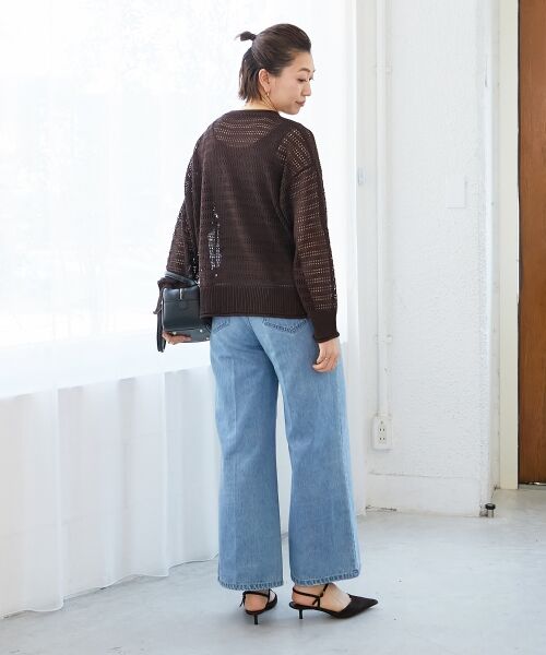 le.coeur blanc / ルクールブラン ニット・セーター | リネンライクメッシュニットプルオーバー | 詳細22
