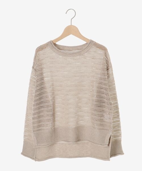 le.coeur blanc / ルクールブラン ニット・セーター | リネンライクメッシュニットプルオーバー | 詳細24