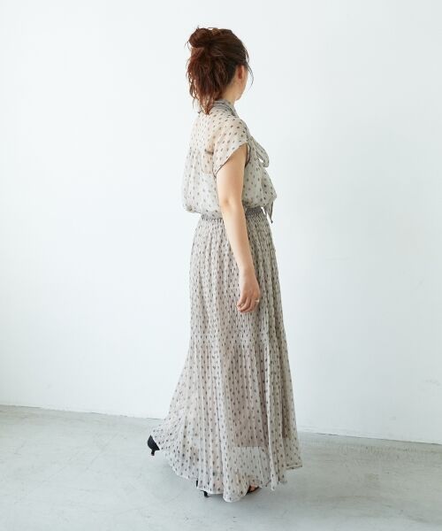 le.coeur blanc / ルクールブラン シャツ・ブラウス | 楊柳フラワープリントフレンチブラウス | 詳細10