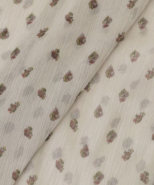 le.coeur blanc / ルクールブラン シャツ・ブラウス | 楊柳フラワープリントフレンチブラウス | 詳細24