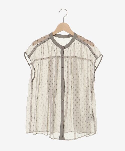 le.coeur blanc / ルクールブラン シャツ・ブラウス | 楊柳フラワープリントフレンチブラウス | 詳細26