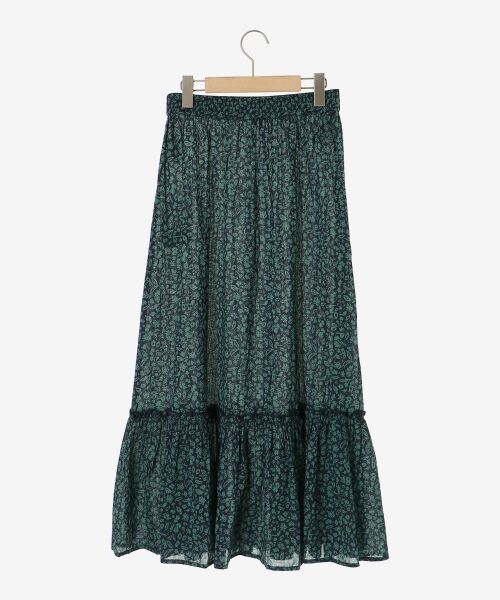 le.coeur blanc / ルクールブラン ロング・マキシ丈スカート | 《手洗い可能》フラワープリントティアードスカート | 詳細19
