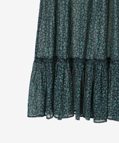 le.coeur blanc / ルクールブラン ロング・マキシ丈スカート | 《手洗い可能》フラワープリントティアードスカート | 詳細21