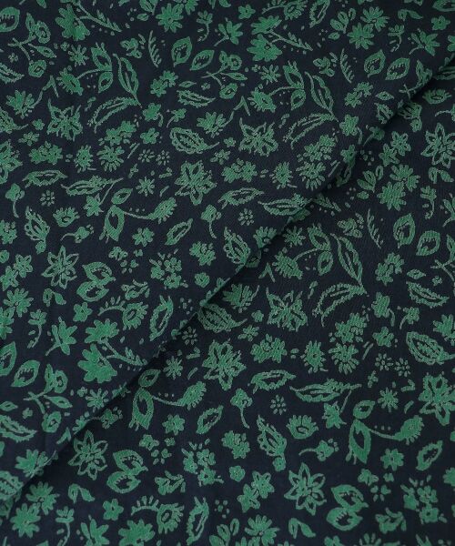 le.coeur blanc / ルクールブラン ロング・マキシ丈ワンピース | 《手洗い可能》フラワープリントネックギャザーワンピース | 詳細26