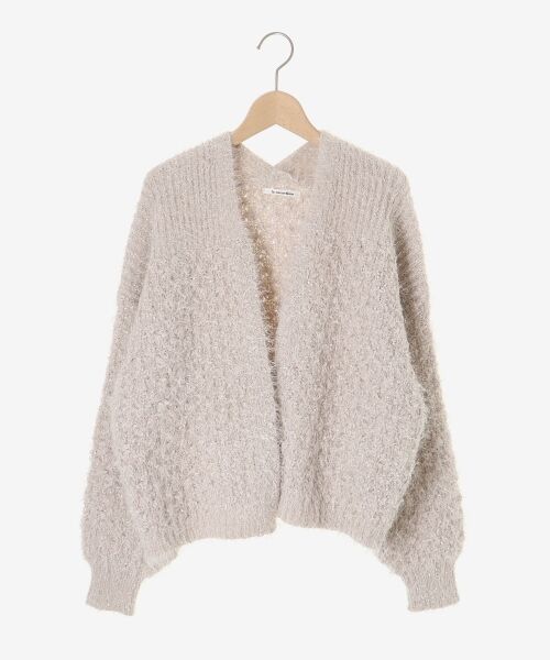 le.coeur blanc / ルクールブラン カーディガン・ボレロ | ラメフェザーモールネップカーディガン | 詳細13