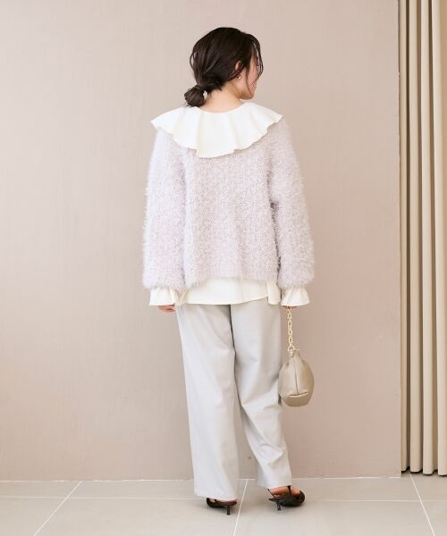 le.coeur blanc / ルクールブラン カーディガン・ボレロ | ラメフェザーモールネップカーディガン | 詳細22