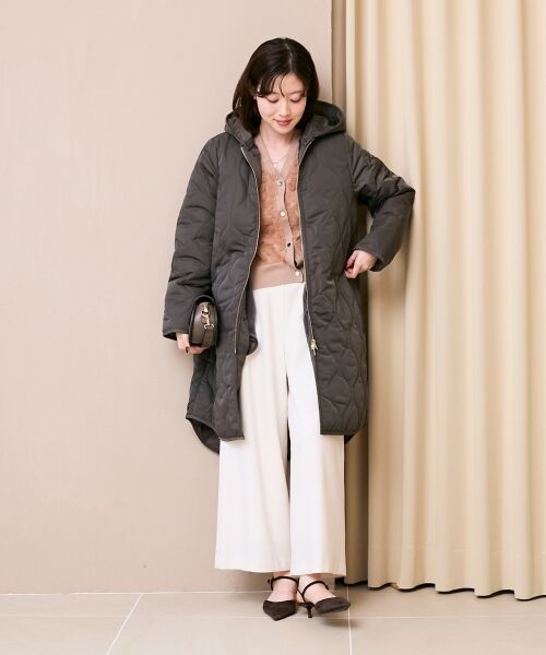 le.coeur blanc / ルクールブラン その他パンツ | ウールライクフロントタックワイドクロップドパンツ | 詳細12