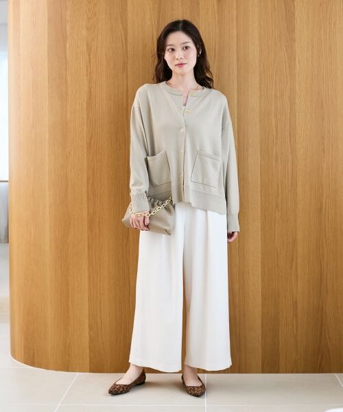 le.coeur blanc / ルクールブラン その他パンツ | ウールライクフロントタックワイドクロップドパンツ | 詳細21