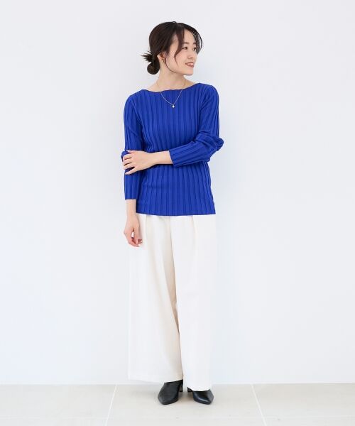 le.coeur blanc / ルクールブラン その他パンツ | ウールライクフロントタックワイドクロップドパンツ | 詳細28