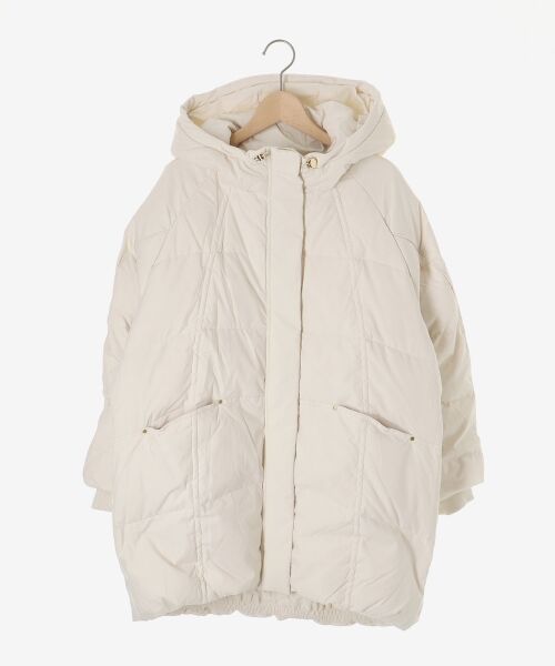 le.coeur blanc / ルクールブラン ダウンジャケット・ベスト | ストレッチフードミドルダウン | 詳細1