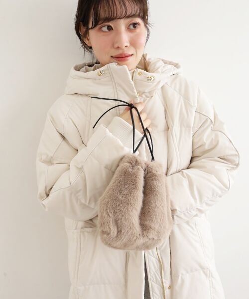 le.coeur blanc / ルクールブラン ダウンジャケット・ベスト | ストレッチフードミドルダウン | 詳細16