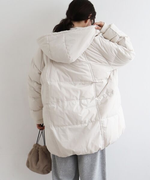 le.coeur blanc / ルクールブラン ダウンジャケット・ベスト | ストレッチフードミドルダウン | 詳細22