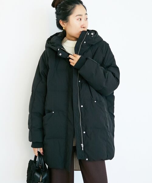 le.coeur blanc / ルクールブラン ダウンジャケット・ベスト | ストレッチフードミドルダウン | 詳細29