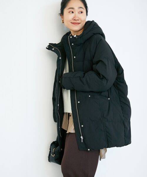 le.coeur blanc / ルクールブラン ダウンジャケット・ベスト | ストレッチフードミドルダウン | 詳細30