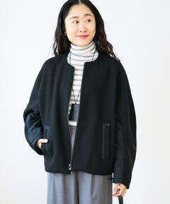 le.coeur blanc / ルクールブラン その他アウター | ウール×ダウンキリカエジャケット