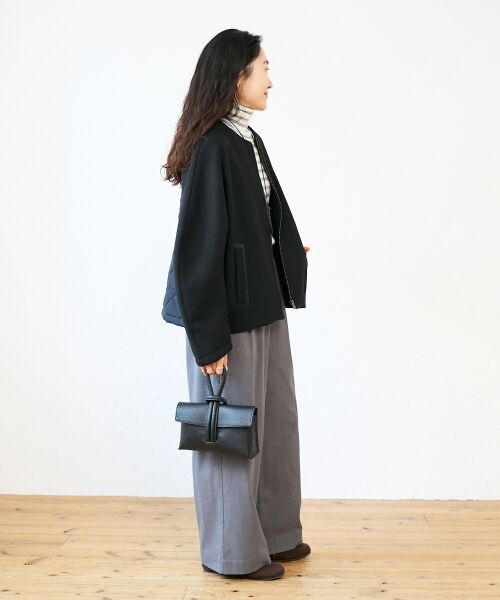 le.coeur blanc / ルクールブラン その他アウター | ウール×ダウンキリカエジャケット | 詳細10