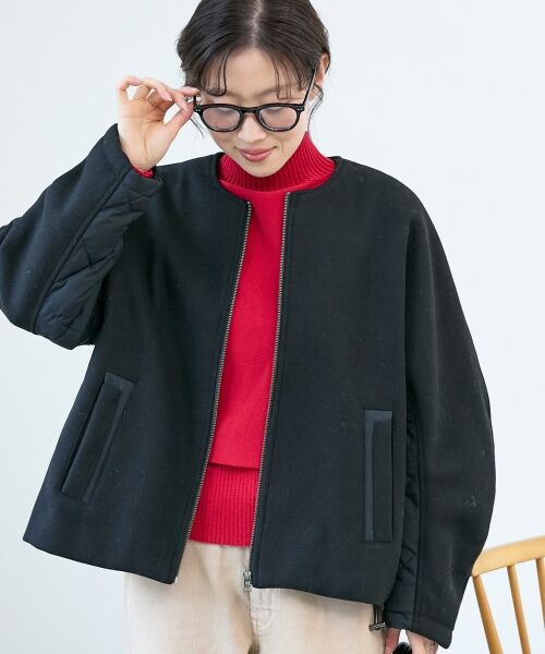 le.coeur blanc / ルクールブラン その他アウター | ウール×ダウンキリカエジャケット | 詳細12