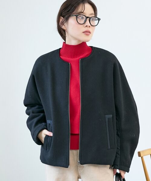 le.coeur blanc / ルクールブラン その他アウター | ウール×ダウンキリカエジャケット | 詳細13